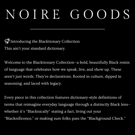 "Blackademic” Classic Fit Unisex Tee – Blacktionary Collection