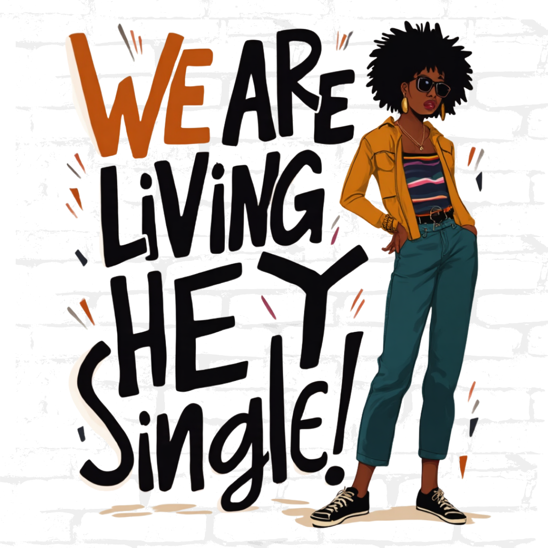“We are living — hey — single!” Unisex Tee – Saturday Memory Collection