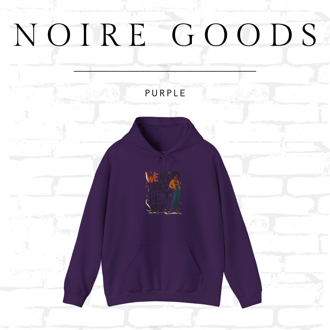 “We are living — hey — single!” Classic Pullover Hoodie – Saturday Memory Collection